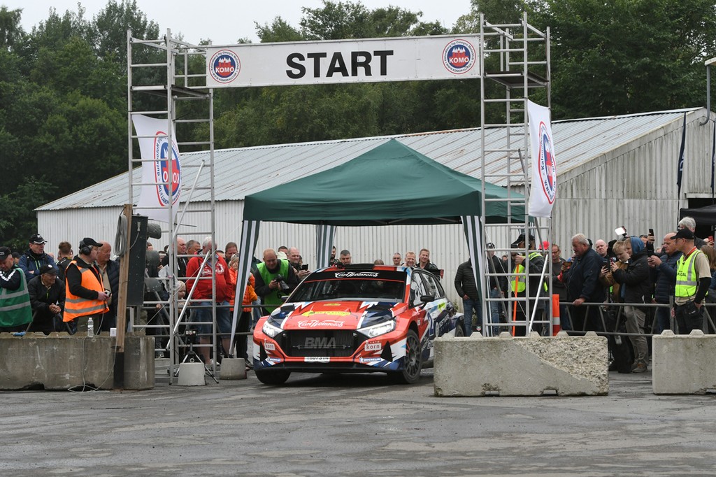Syv gange har Simon Vallentin været med, og i det 35. KOMO Rallysprint lykkedes det ham at køre hjem med en dobbeltsejr
(Foto: Morten Dam/Specialpressen)